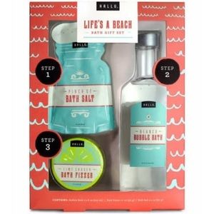 Halu life’s a beach bath gift set